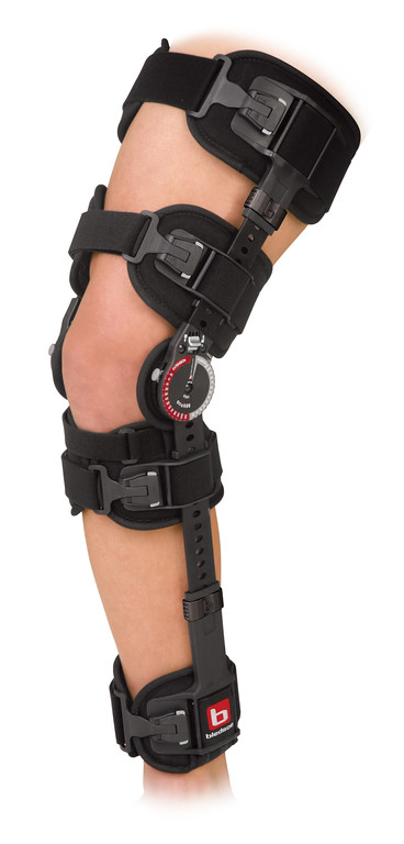 Breg Flexion Extension T-Scope Post-Op Padded Adjustable Hinged Knee Leg  Brace